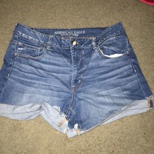 American eagle jean shorts